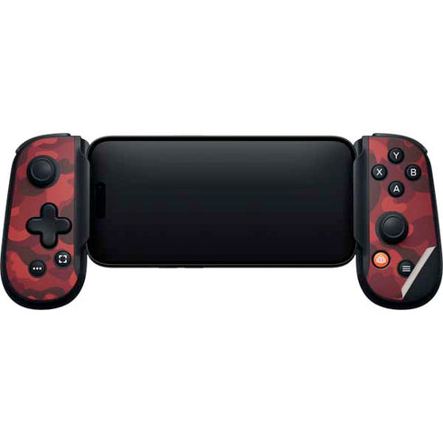 Red Street Camo Backbone One for iPhone Game Controller Skin