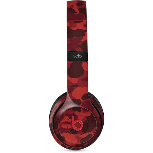 Red Street Camo Beats Solo 2 Wireless Skin