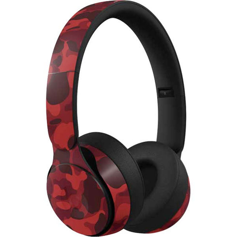 Red Street Camo Beats Solo Pro Skin