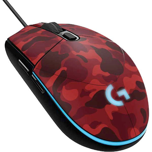 Red Street Camo G203 Prodigy RGB Wired Gaming Mouse Skin