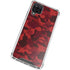 Red Street Camo Galaxy A12 Clear Case