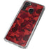 Red Street Camo Galaxy A21 Clear Case