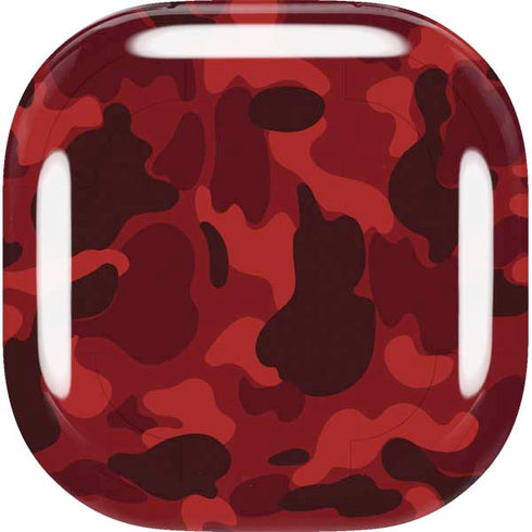 Red Street Camo Galaxy Buds Live Skin
