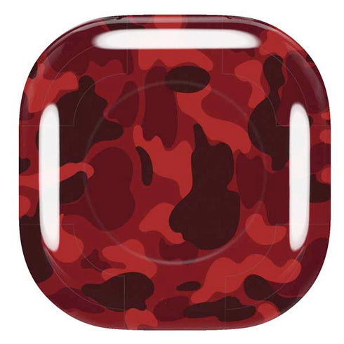 Red Street Camo Galaxy Buds Live Skin