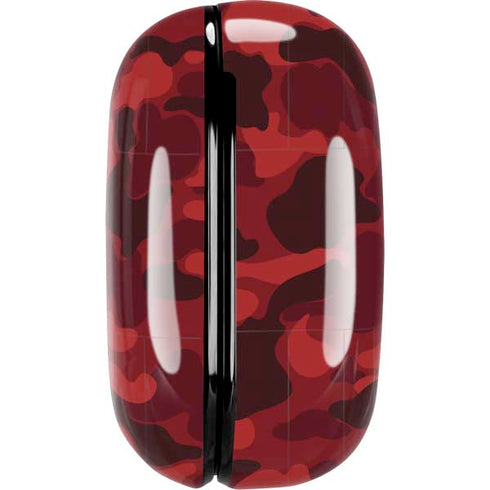 Red Street Camo Galaxy Buds Pro Skin