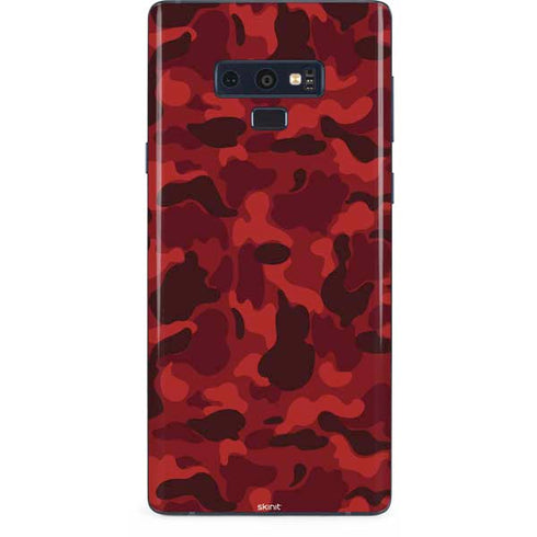 Red Street Camo Galaxy Note 9 Skin