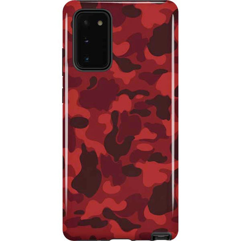 Red Street Camo Galaxy Note20 5G Pro Case