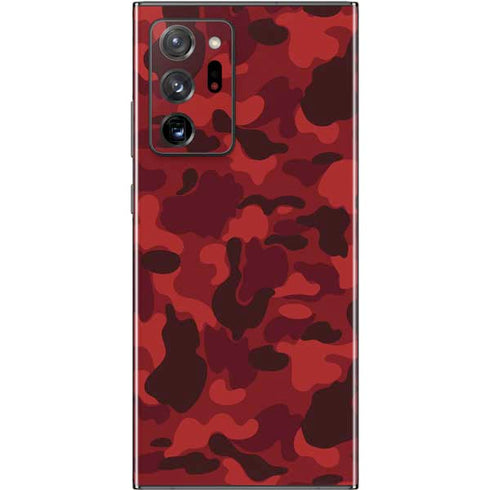 Red Street Camo Galaxy Note20 Ultra 5G Skin