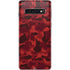 Red Street Camo Galaxy S10 Skin