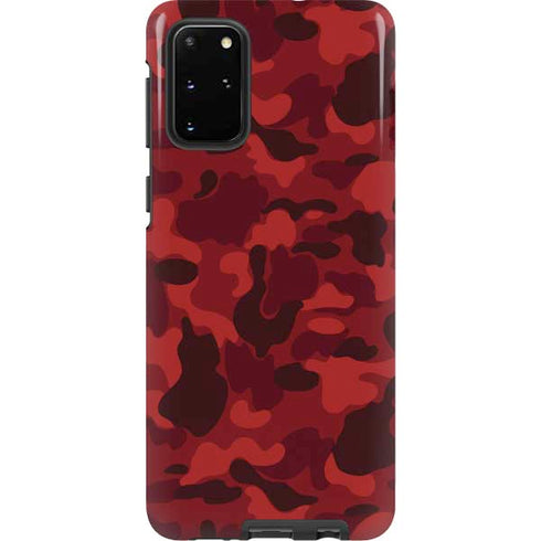 Red Street Camo Galaxy S20 Plus Pro Case
