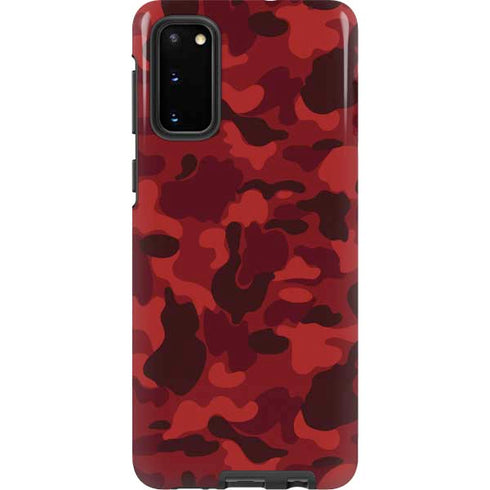 Red Street Camo Galaxy S20 Pro Case