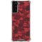 Red Street Camo Galaxy S21 FE Clear Case