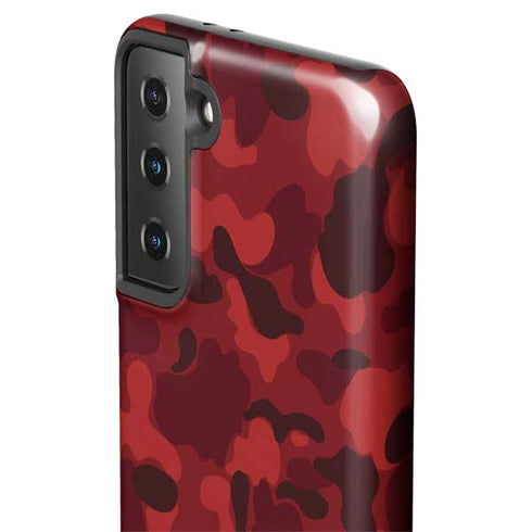 Red Street Camo Galaxy S21 Plus 5G Pro Case