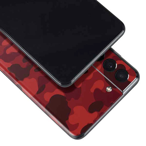 Red Street Camo Galaxy S21 Plus 5G Skin