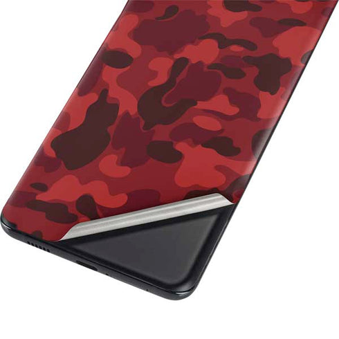 Red Street Camo Galaxy S21 Plus 5G Skin
