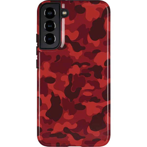 Red Street Camo Galaxy S22 Plus Pro Case