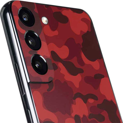 Red Street Camo Galaxy S22 Plus Skin