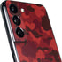 Red Street Camo Galaxy S22 Skin