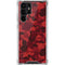 Red Street Camo Galaxy S22 Ultra Clear Case