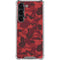 Red Street Camo Galaxy S23 Clear Case