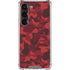 Red Street Camo Galaxy S23 Clear Case