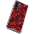 Red Street Camo Galaxy S23 Clear Case
