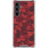 Red Street Camo Galaxy S23 FE Clear Case
