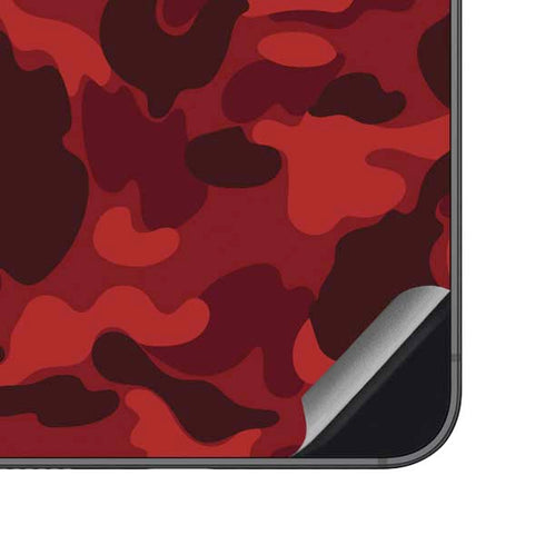 Red Street Camo Galaxy S23 FE Skin