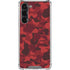 Red Street Camo Galaxy S23 Plus Clear Case