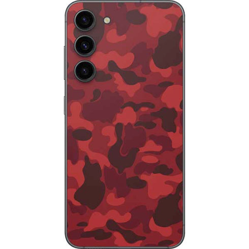 Red Street Camo Galaxy S23 Plus Skin