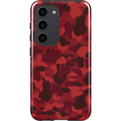 Red Street Camo Galaxy S23 Pro Case