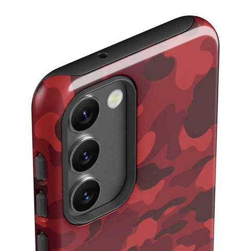 Red Street Camo Galaxy S23 Pro Case