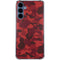 Red Street Camo Galaxy S24 Clear Case