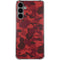 Red Street Camo Galaxy S24 Plus Clear Case