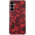 Red Street Camo Galaxy S24 Plus Clear Case
