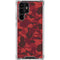 Red Street Camo Galaxy S24 Ultra Clear Case