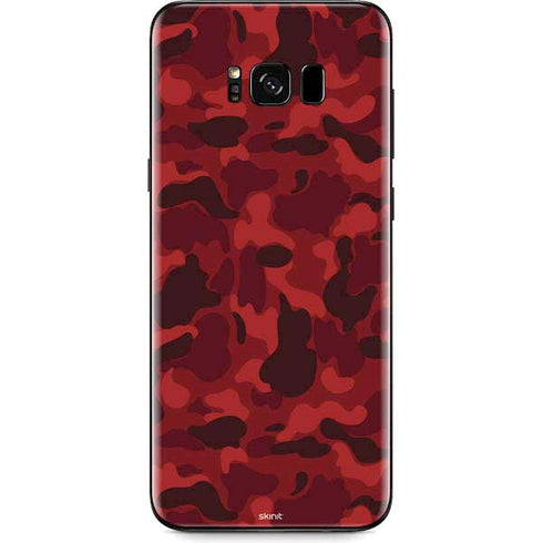 Red Street Camo Galaxy S8 Plus Skin