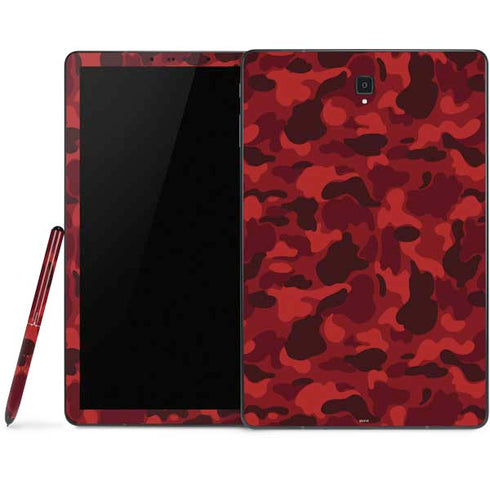 Red Street Camo Samsung Galaxy Tab Skin