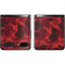 Red Street Camo Galaxy Z Flip Skin