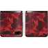 Red Street Camo Galaxy Z Flip Skin