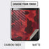 Red Street Camo Galaxy Z Flip Skin