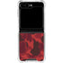 Red Street Camo Galaxy Z Flip5 5G Clear Case