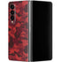 Red Street Camo Galaxy Z Fold4 5G Skin