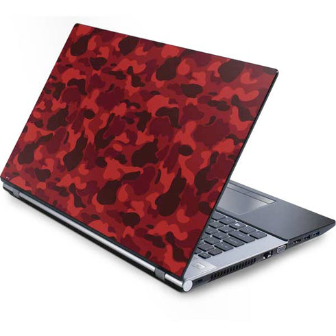 Red Street Camo Generic Laptop Skin