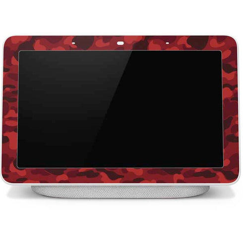 Red Street Camo Google Home Hub Skin