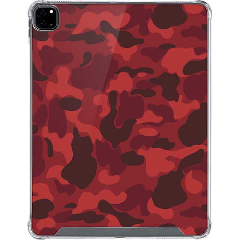 Red Street Camo iPad Pro 12.9in (2020) Clear Case
