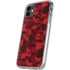 Red Street Camo iPhone 11 Clear Case