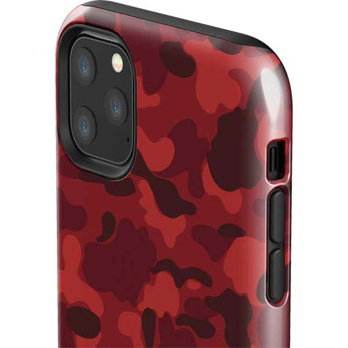 Red Street Camo iPhone 11 Pro Max Impact Case