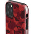 Red Street Camo iPhone 11 Pro Max Impact Case