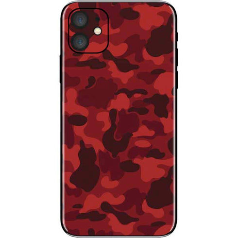 Red Street Camo iPhone 11 Skin